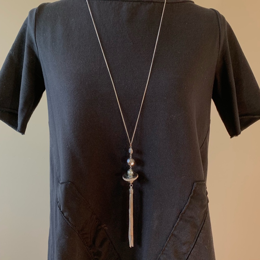 Zara Silver tone Necklace